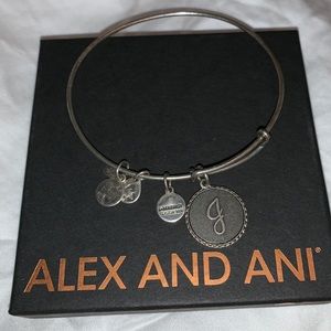 “J” Alex and Ani Bracelet